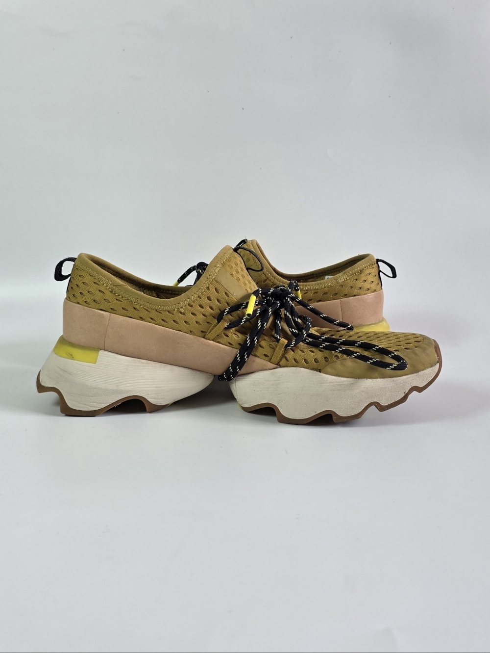 Sorel Kinetic Impact Lace Sneakers in Dioxide Gold Women's Size 7 - Picture 5 of 10
